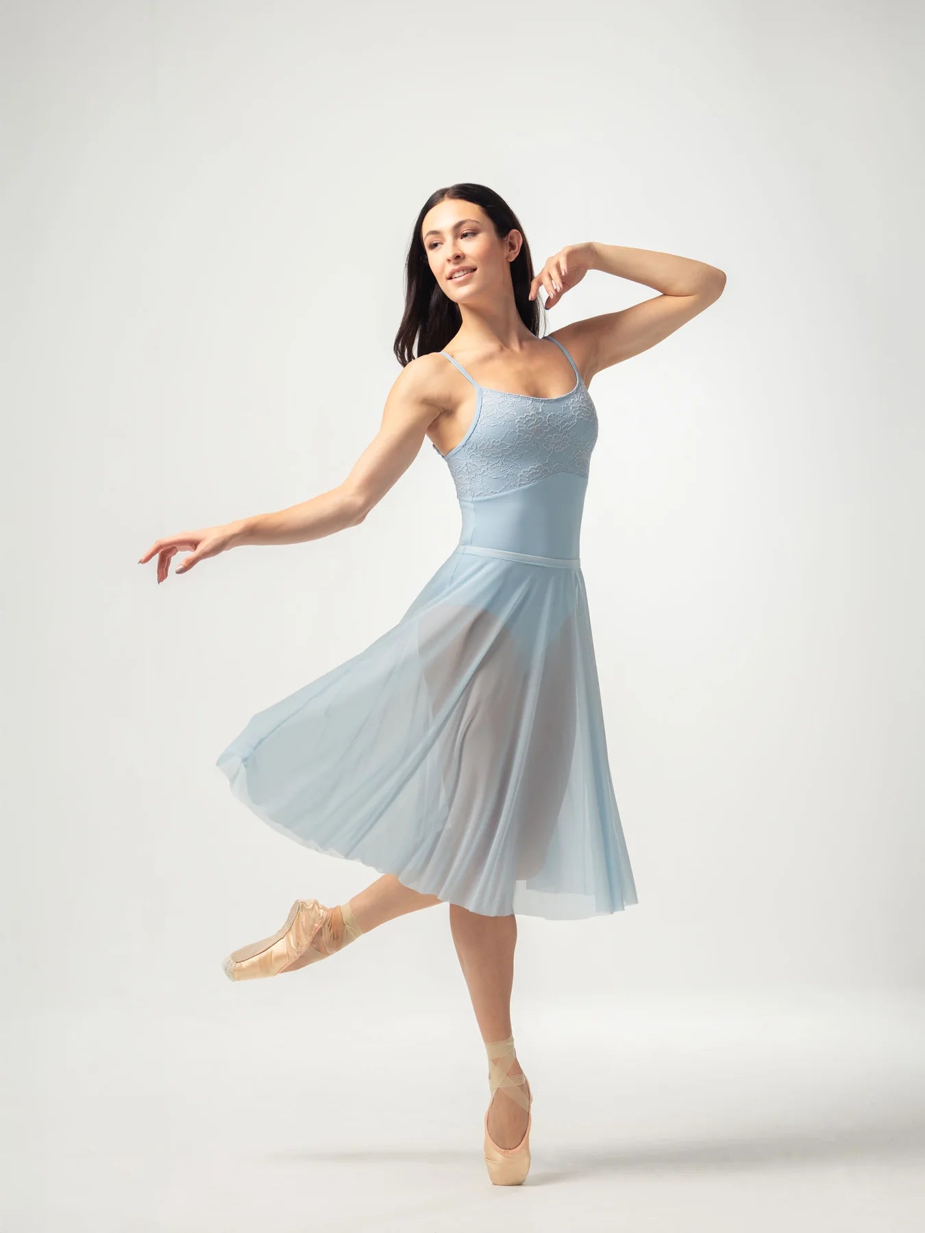 Chloe Lace Bodice Camisole Leotard