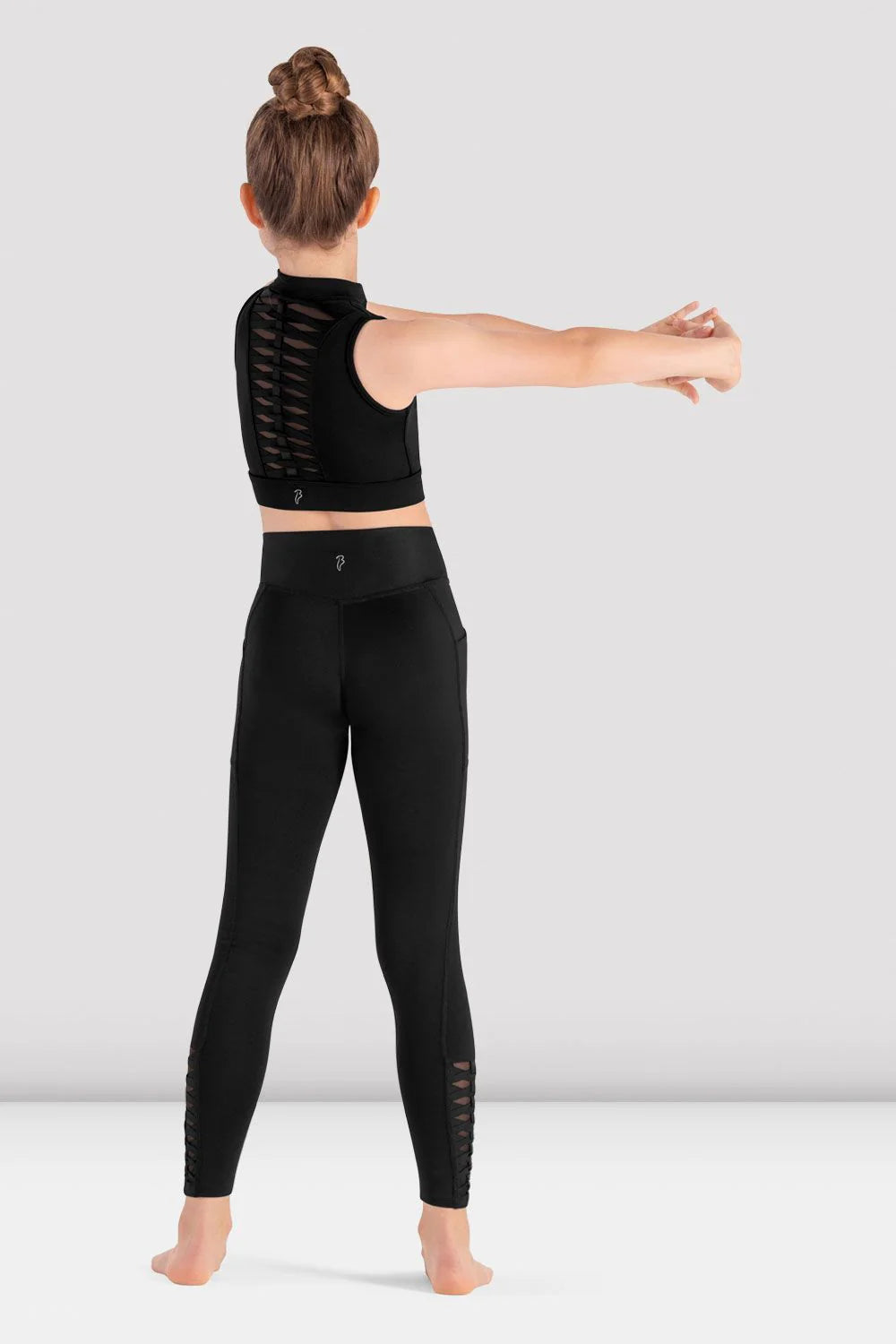 Girls Weave Zip Crop Top - CZ8465