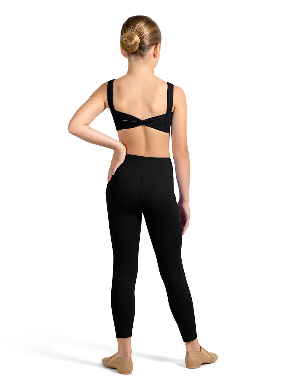 Girls Fern Paneled 7/8 Leggings - CP4228