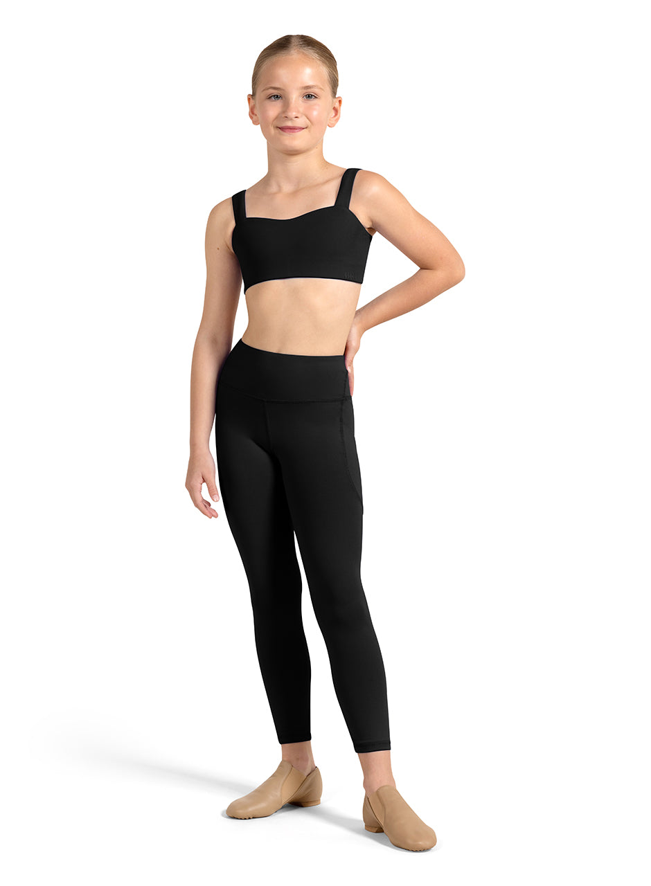 Girls Fern Paneled 7/8 Leggings - CP4228