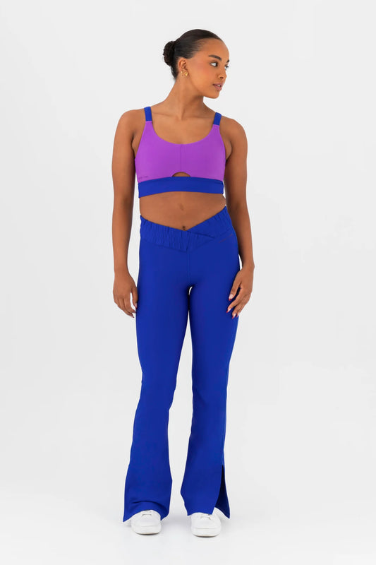 Crossover Split Flare Pant