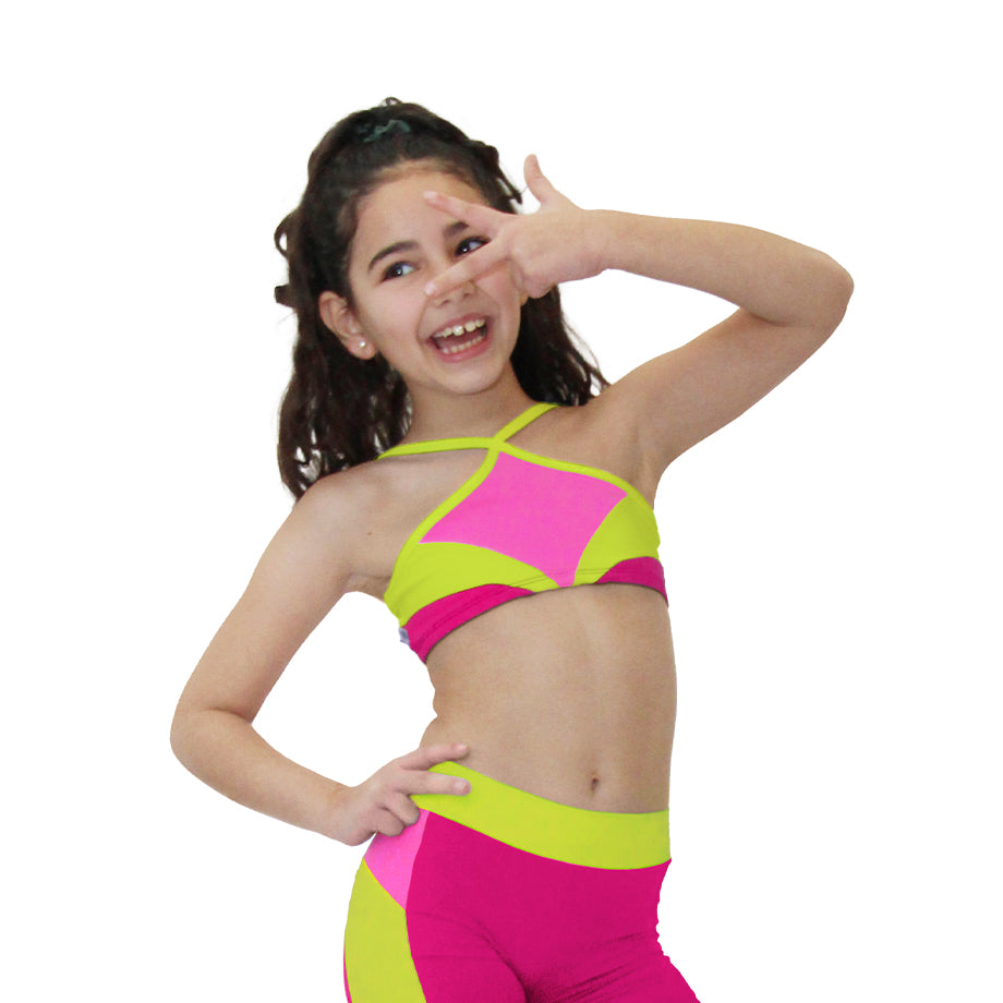 Halter Front Crop Top - DT007