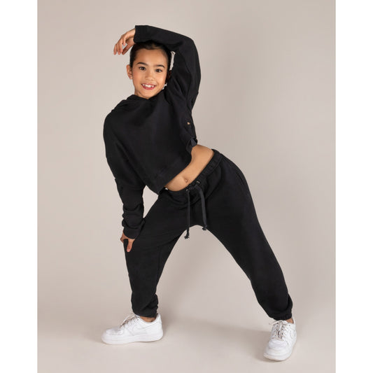 Girls Avery Cropped Hoodie - CAT36