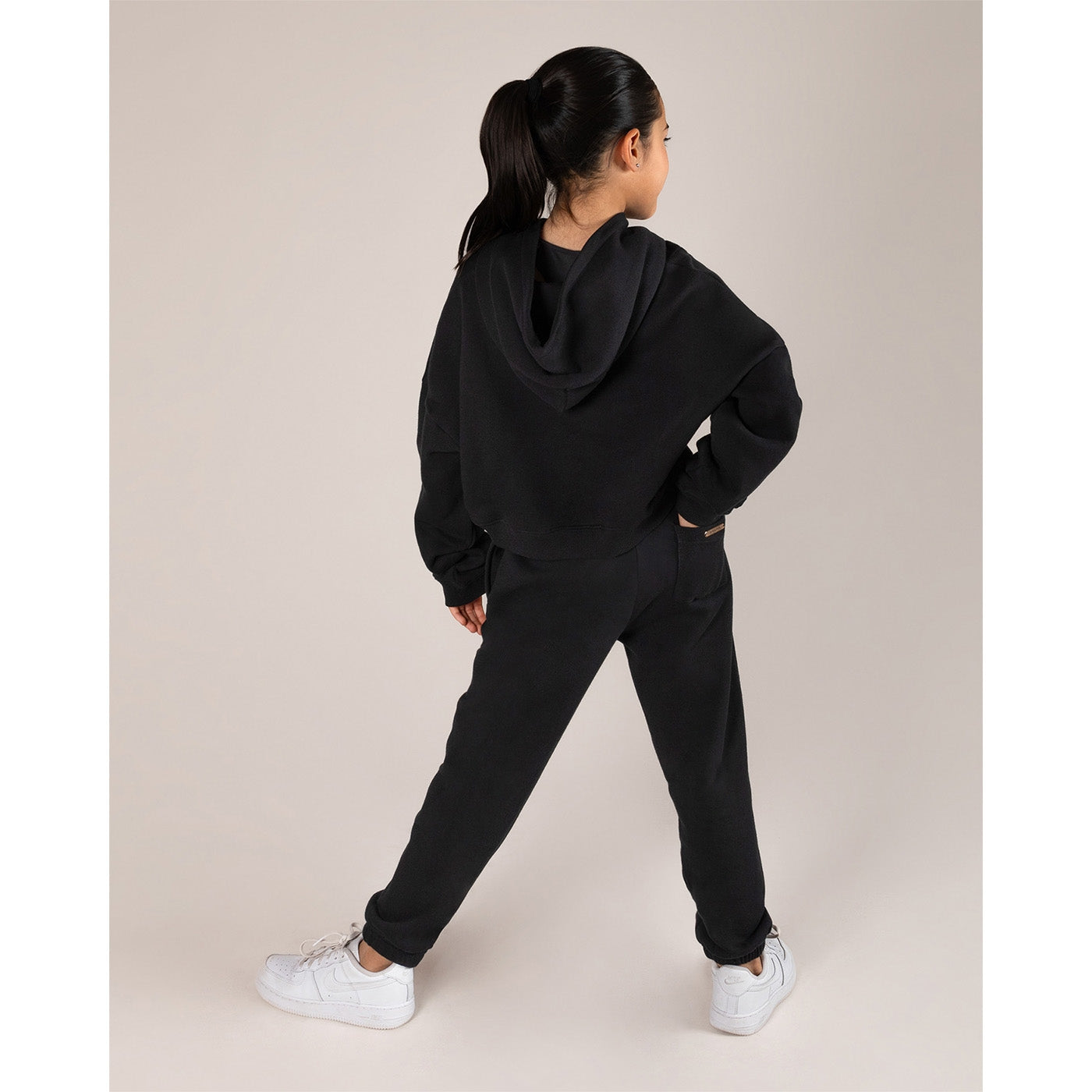 Girls Avery Cropped Hoodie - CAT36