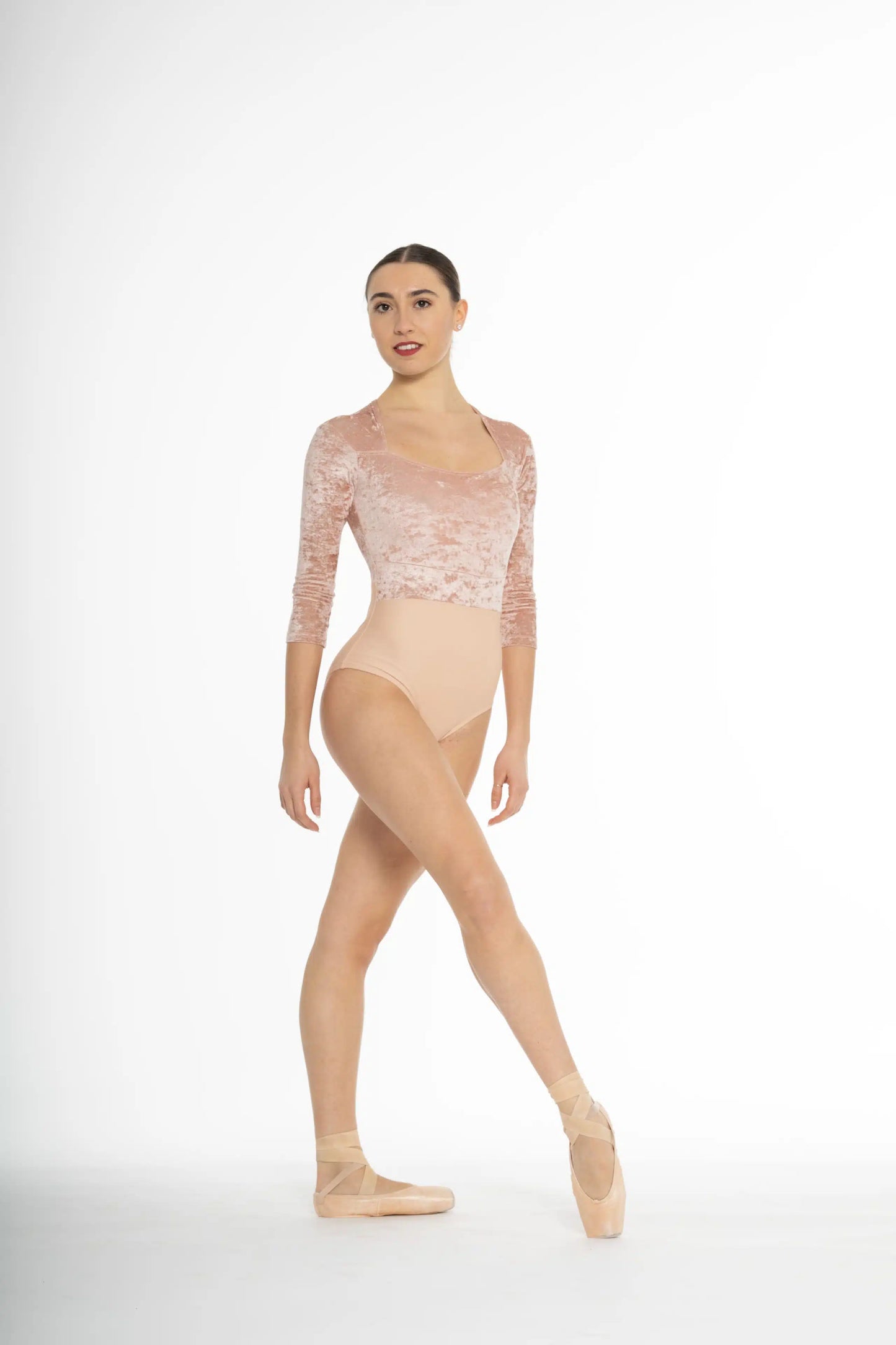 Roxane 3/4 Sleeve Leotard