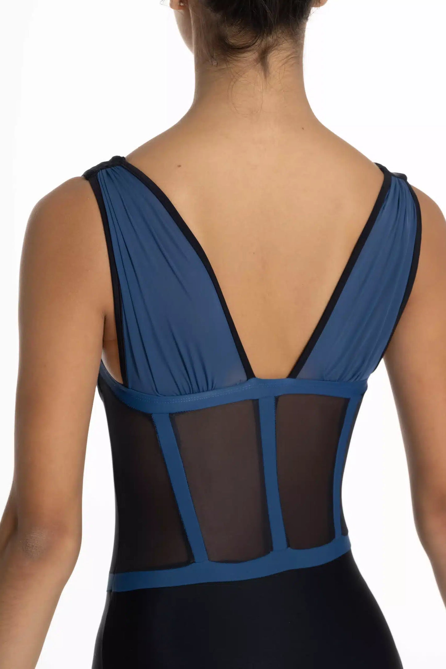 Nell Color Bloch Tank Leotard
