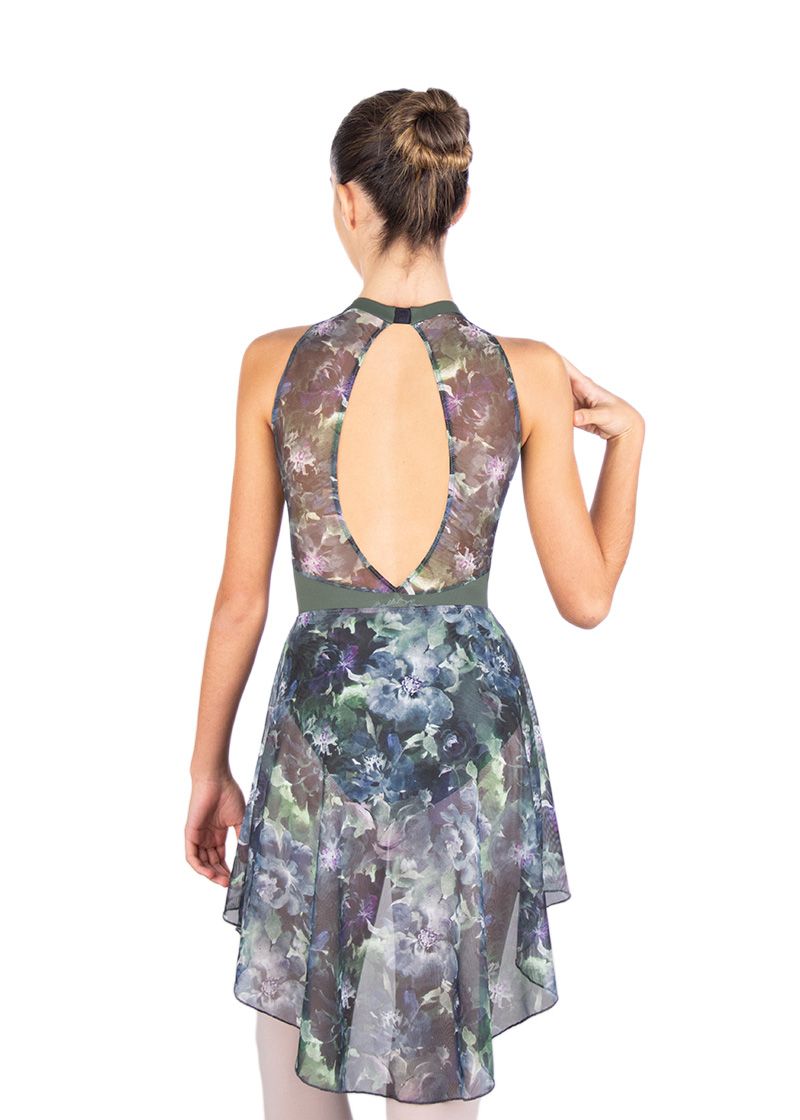 Danica High Low Pull-on Skirt - Aquarelle