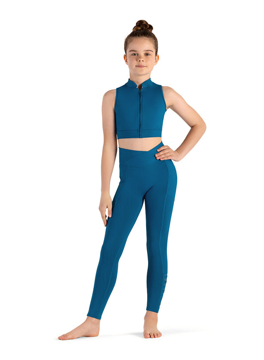 Girls Full-Length Weave Leggings - CP8468