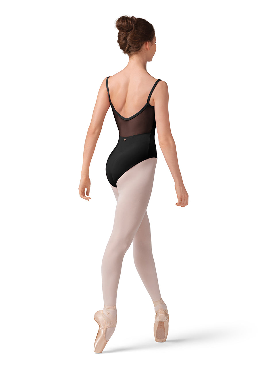 Mesh Bodice Camisole Leotard - M70003LM