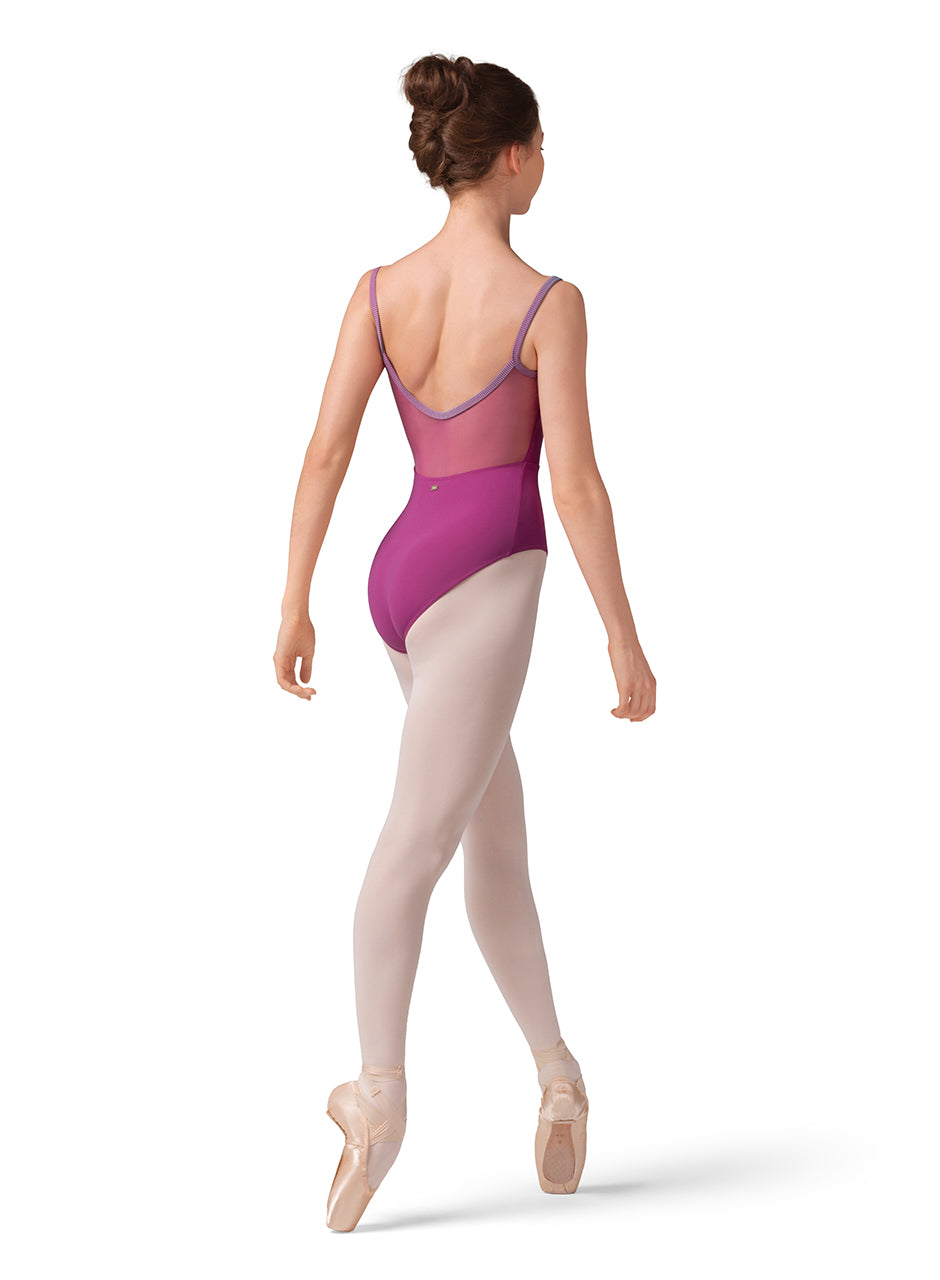Mesh Bodice Camisole Leotard - M70003LM
