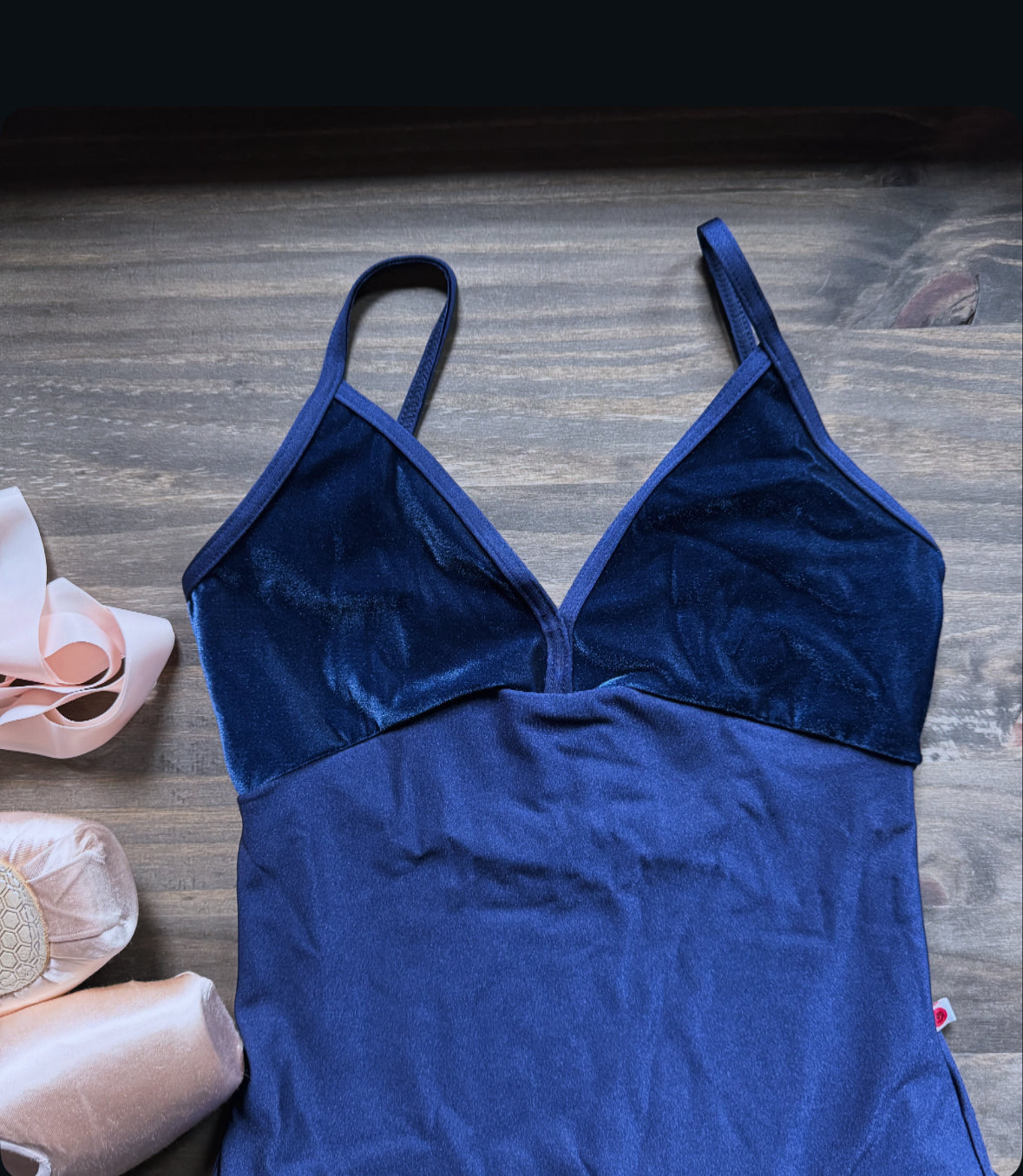 Exclusive Daria Camisole Leotard - Dark Blue/Pisces