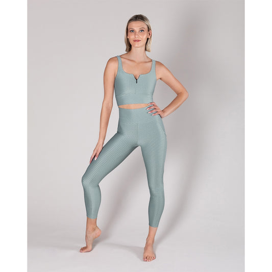 Elysia Zip Crop Top - Allegro