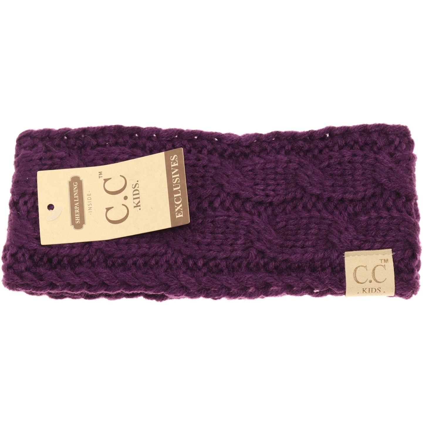 Girls Knit Head Warmer for Bunheads