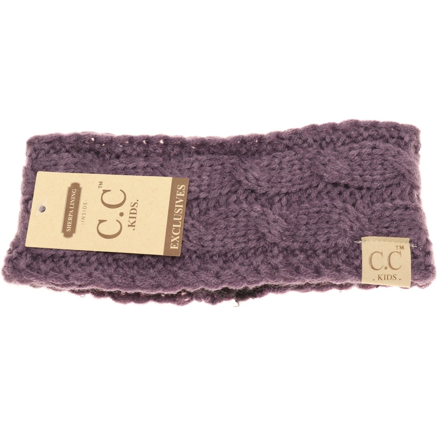 Girls Knit Head Warmer for Bunheads
