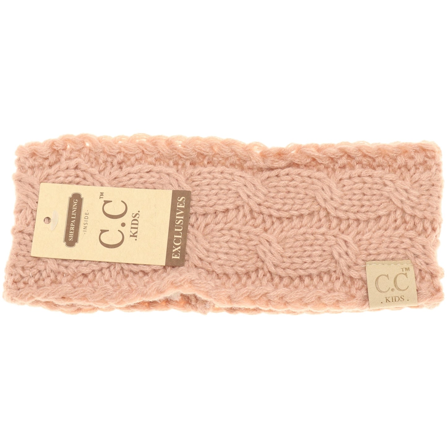 Girls Knit Head Warmer for Bunheads