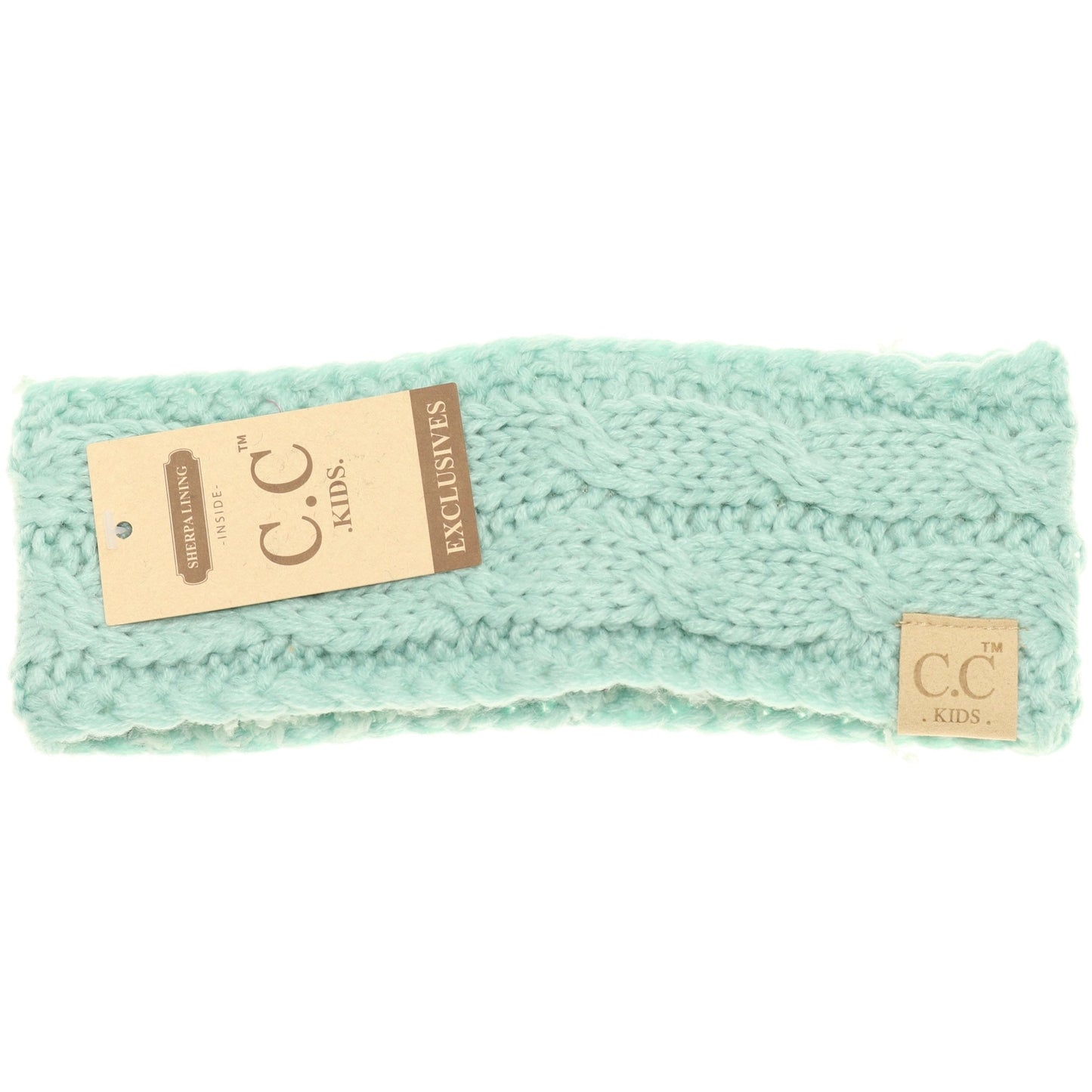 Girls Knit Head Warmer for Bunheads