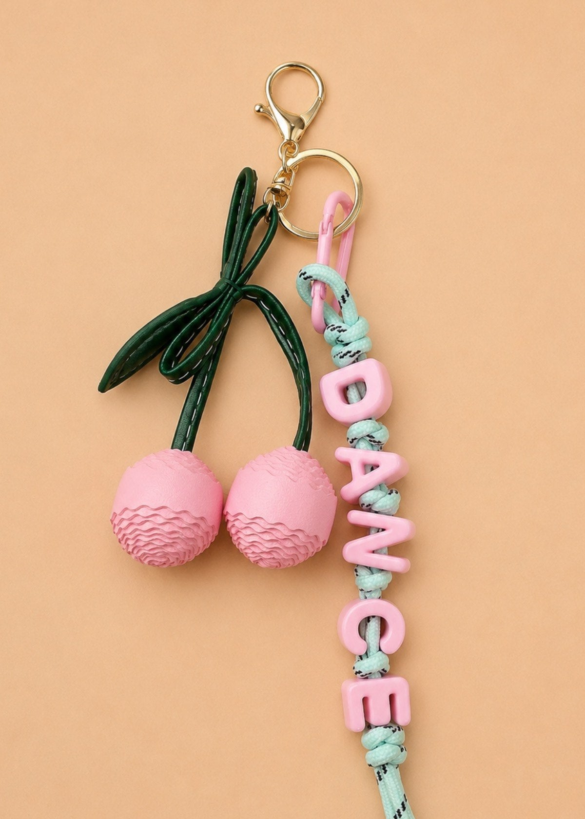 Bold Cherry Dancer Bag Charm