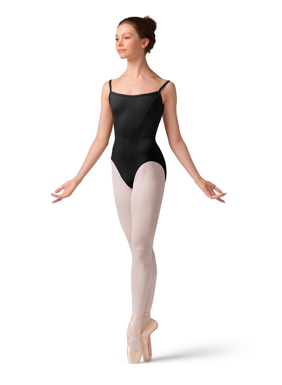 Mesh Bodice Camisole Leotard - M70003LM