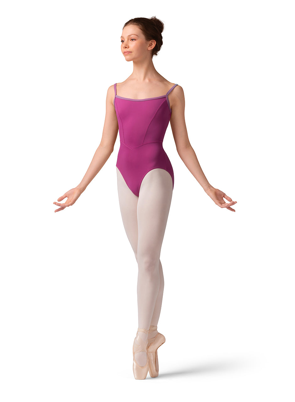 Mesh Bodice Camisole Leotard - M70003LM