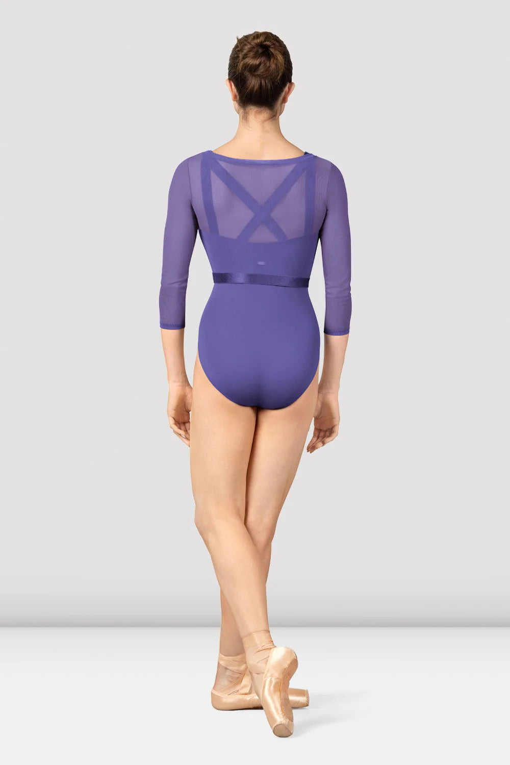 3/4 Sleeve Mesh Top - M7064