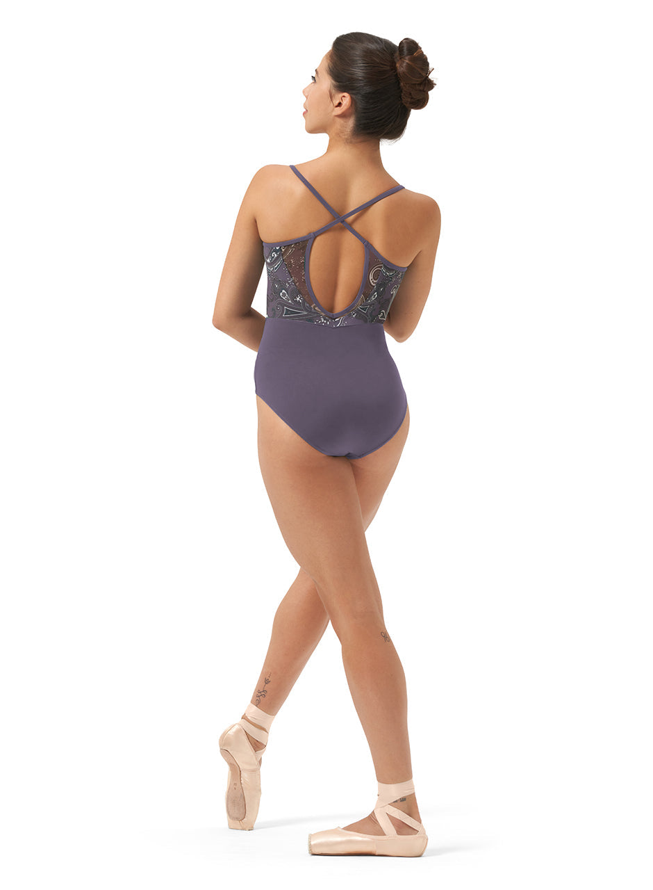 Girls Print Front Camisole Leotard - M2185TM - Multiple Colorways No