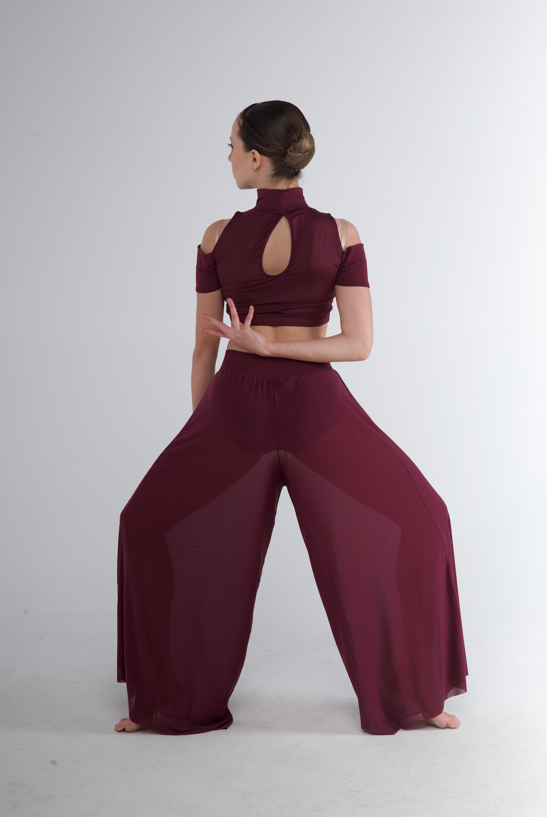 High Neck Crop Top - 294