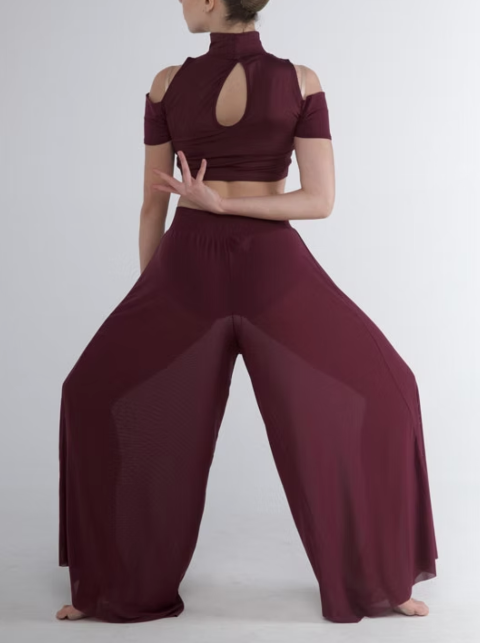 High Neck Crop Top - 294
