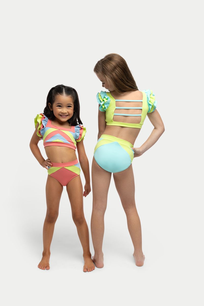 Lauren Crop Top Shortie Set