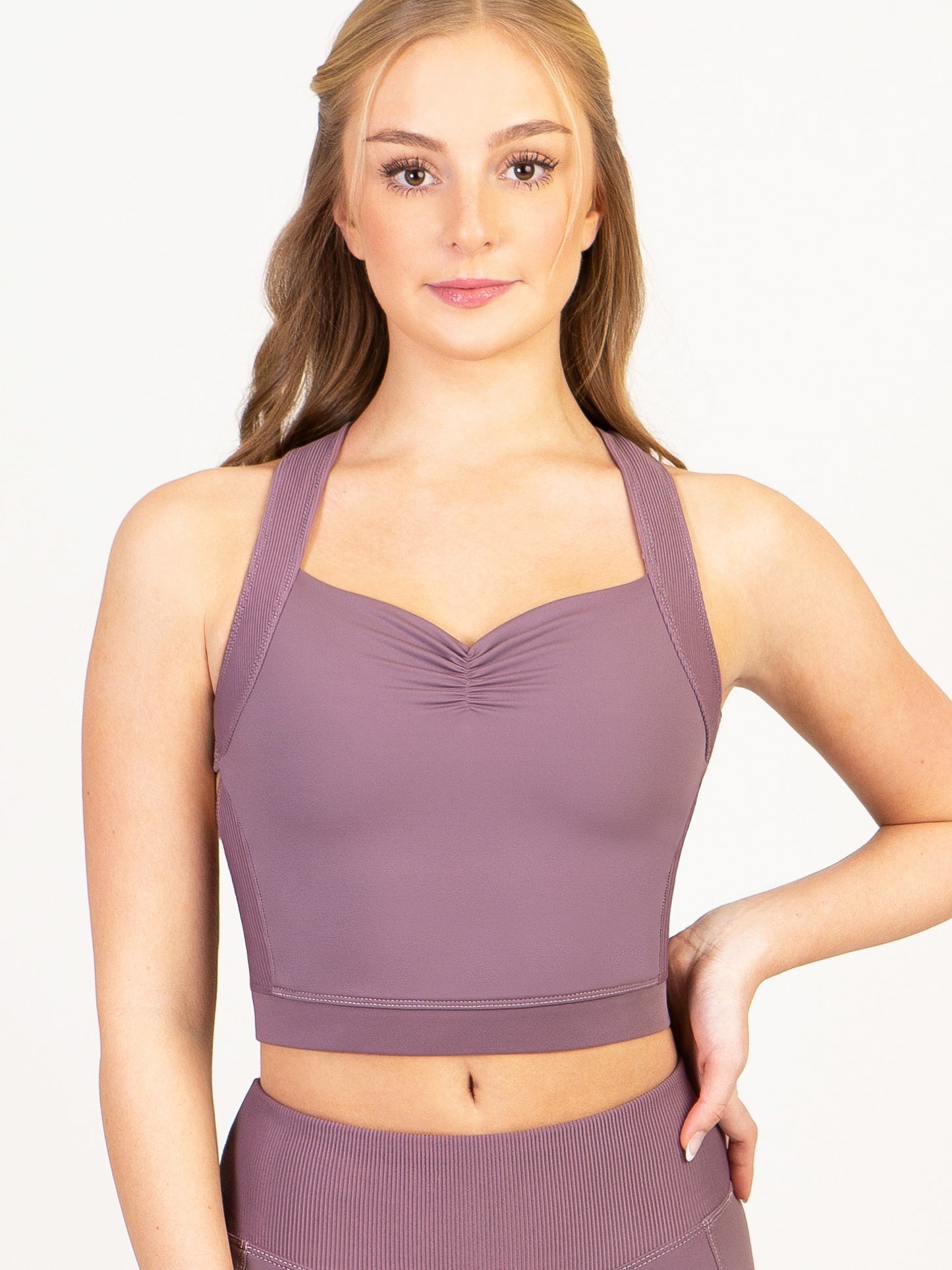 Balletcore Pinch-Front Crop Top - 4014A