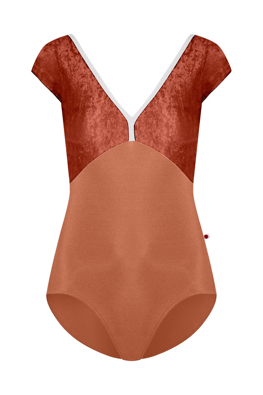 Alicia Cap Sleeve Leotard - Rosewood