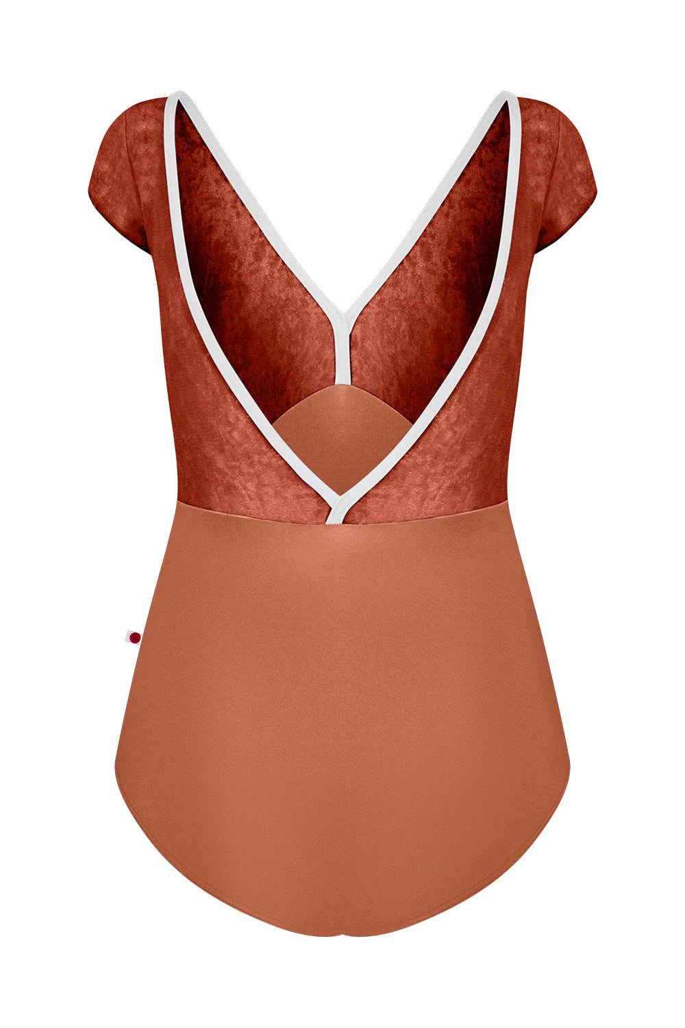 Alicia Cap Sleeve Leotard - Rosewood
