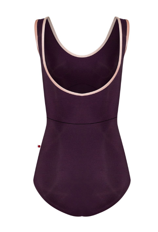 Anna Duo Tank Leotard - Eggplant