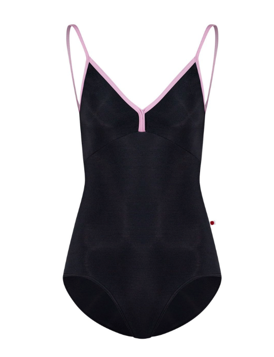 Daria Black Camisole Leotard