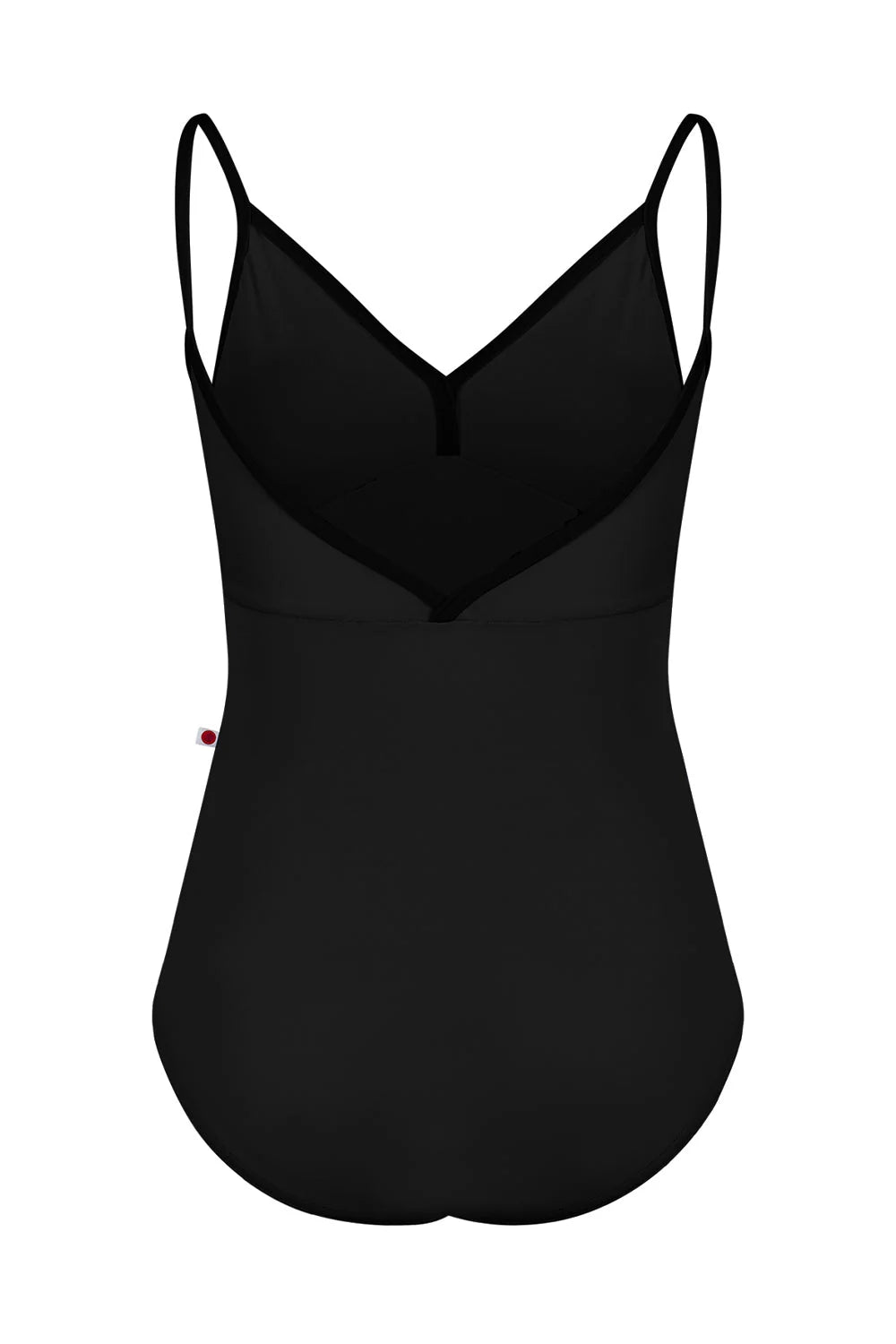 Daria Camisole Leotard - Black/Black Velvet
