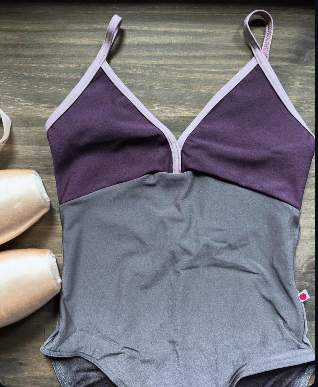 Exclusive Daria Camisole Leotard - Shadow/Eggplant