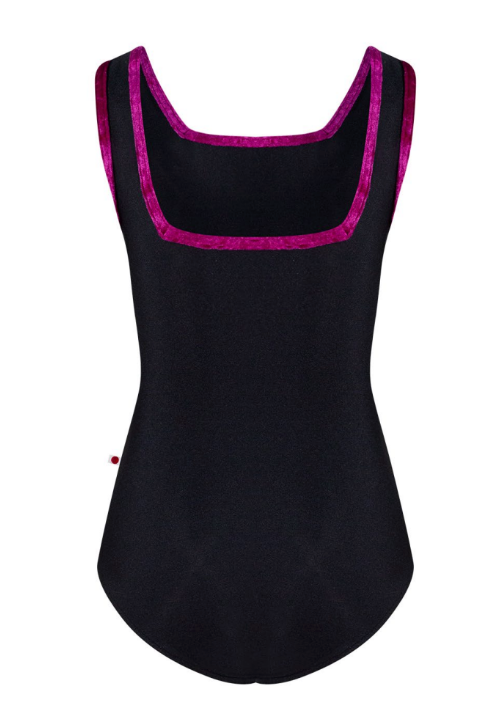 Girls Marieke Tank Leotard - Black
