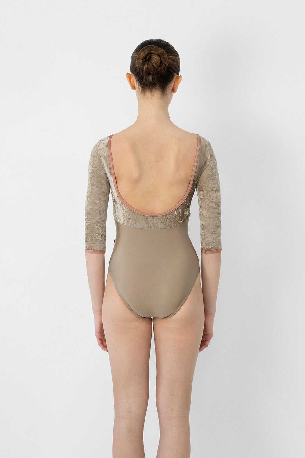 Sofiane Half Sleeve Leotard - Toffee