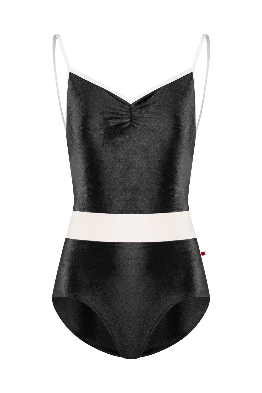 Micah Camisole Leotard - Black Velvet