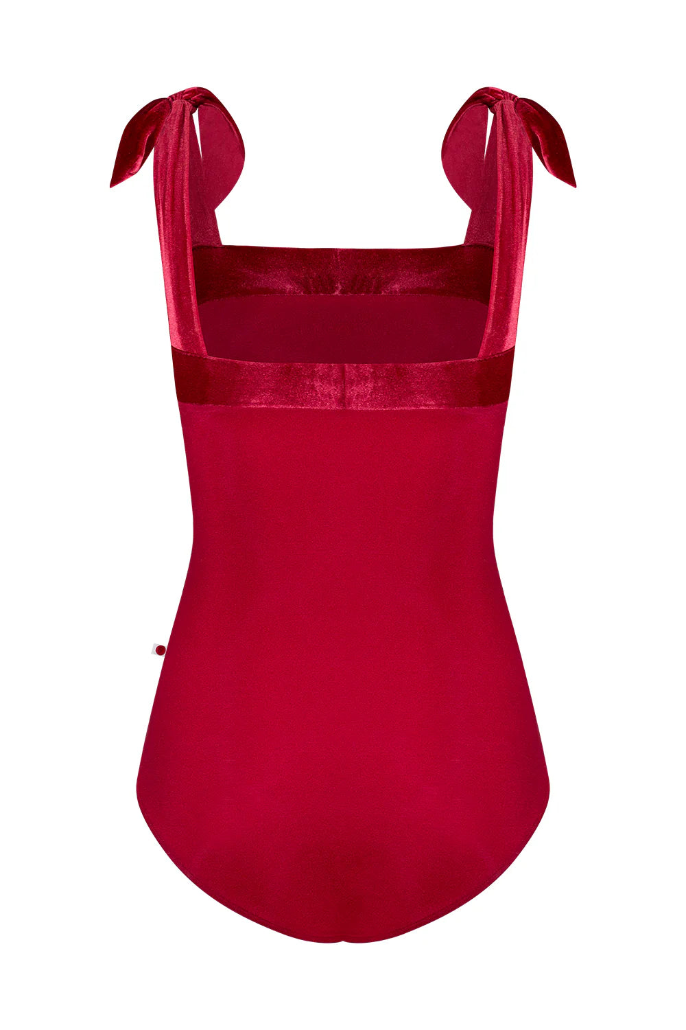 Mimi Shoulder Tie Leotard - Berry