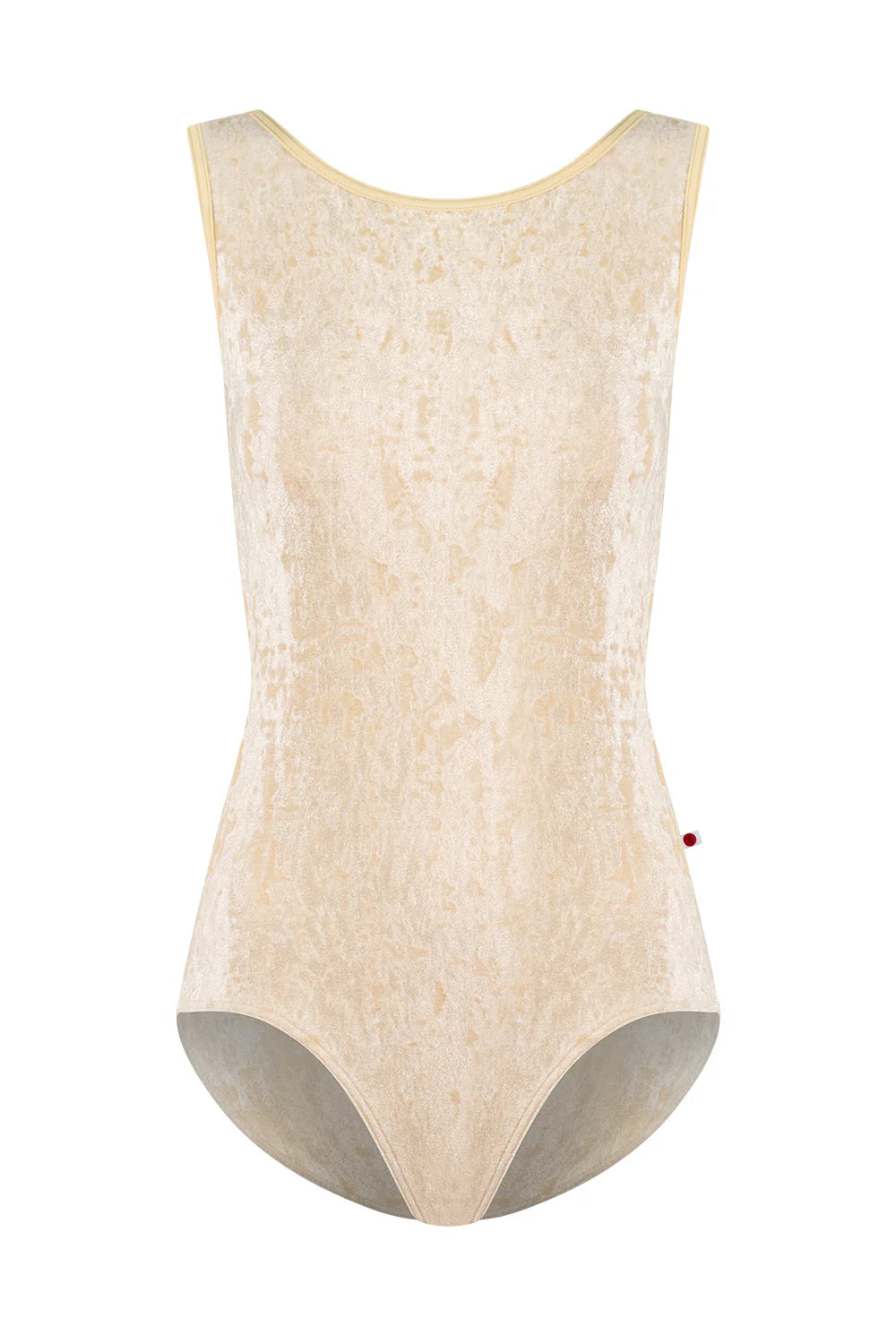 Sofiane Velvet Tank Leotard - Vanilla