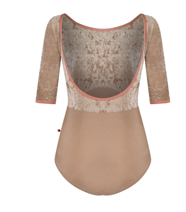Sofiane Half Sleeve Leotard - Toffee