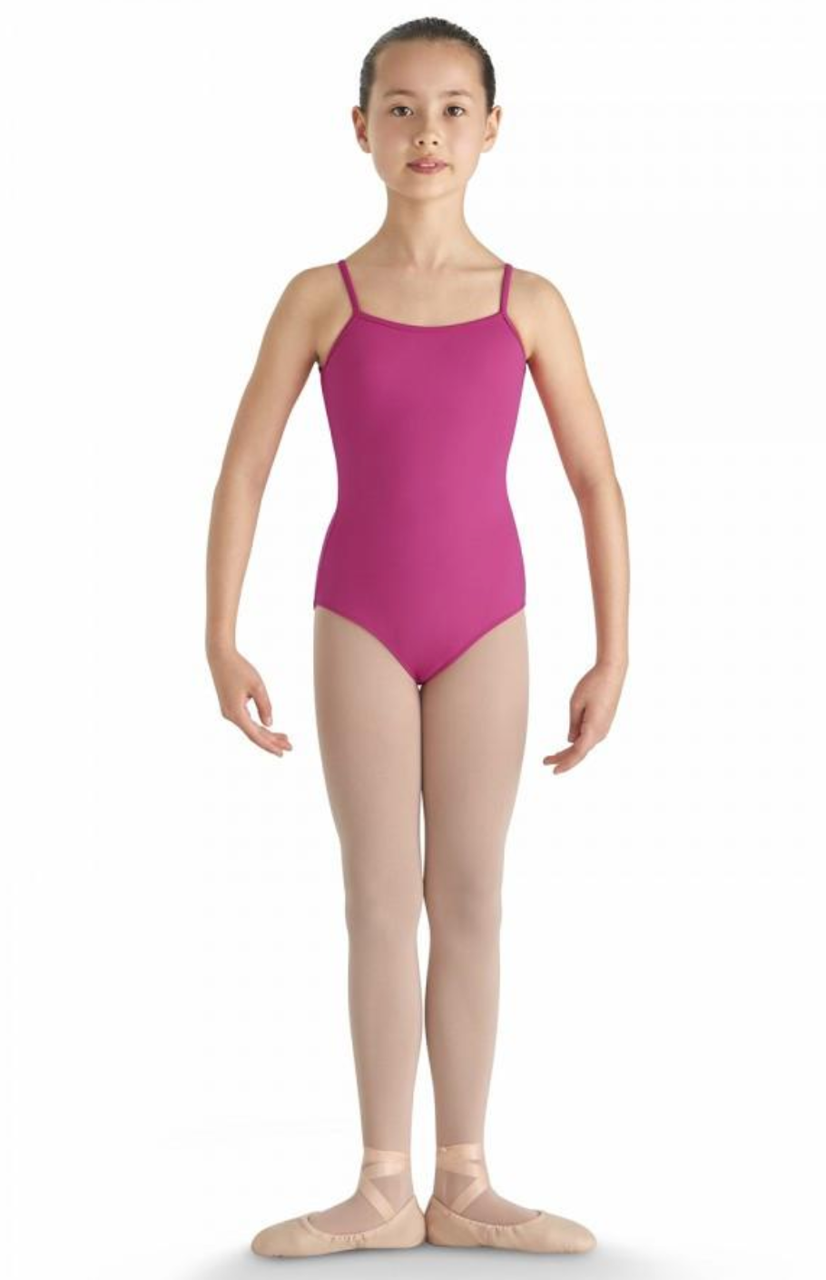 Girls Mesh-Back Camisole Leotard - CL8640