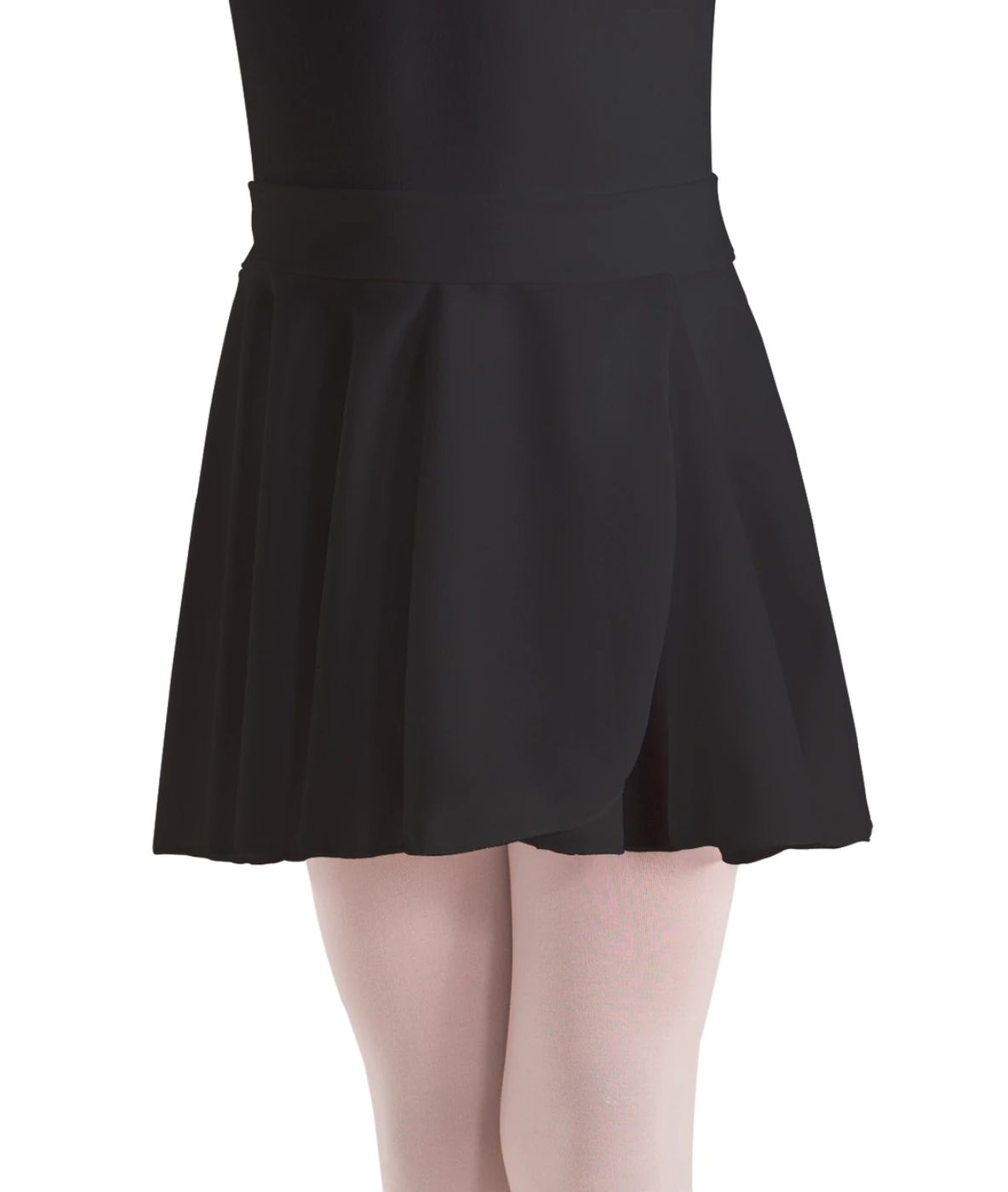 Girls Crepe Pull-on Wrap Skirt - Assorted Colors - 1011
