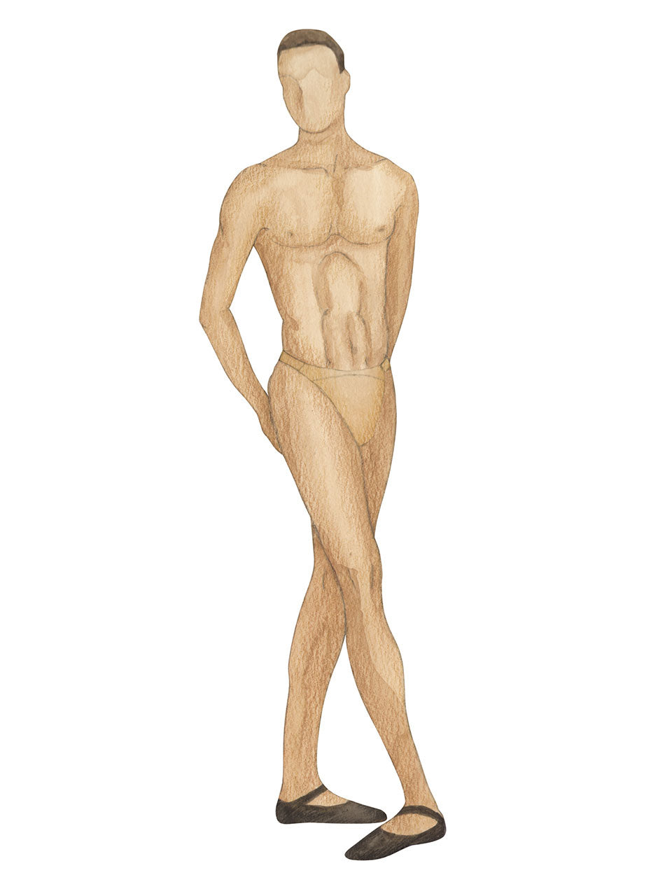 Men's Dance Belt - B3124