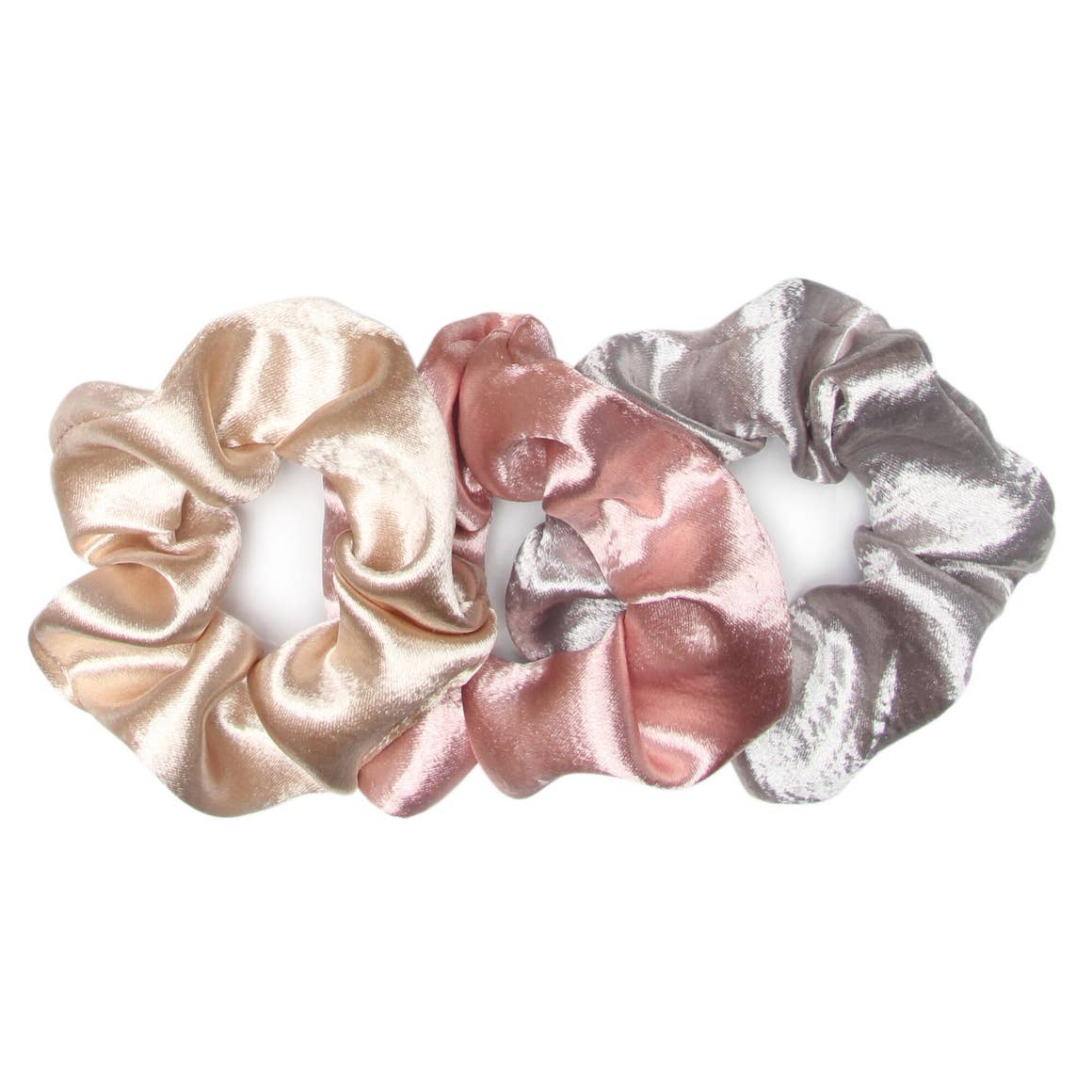 Satin 3-Pack Scrunchie Sets, by Banded