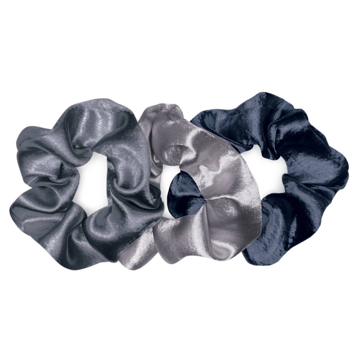 Satin 3-Pack Scrunchie Sets, by Banded