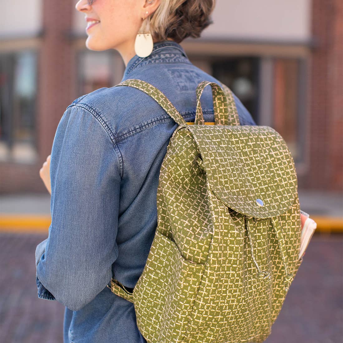 Hemlock Goods Bandana Print Backpack