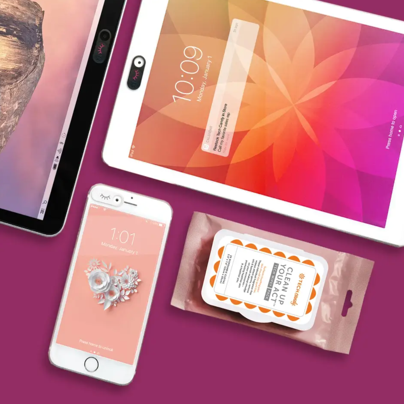 Clean Up Your Act Tech Wipes