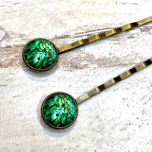 Cabochon Bobby Pins