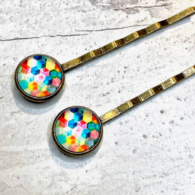 Cabochon Bobby Pins